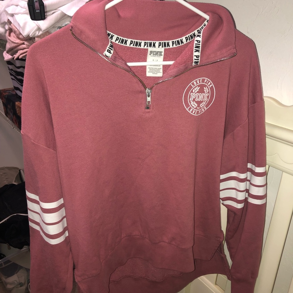 Collared Pink Quarterzip